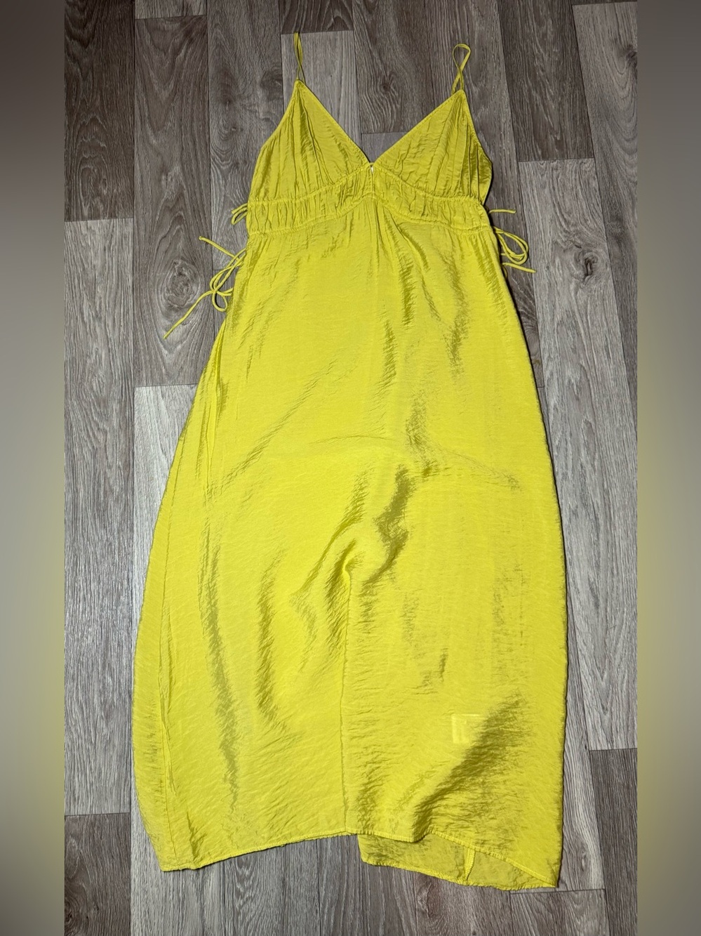 H&M Lime Green Maxi Dress Size Small
